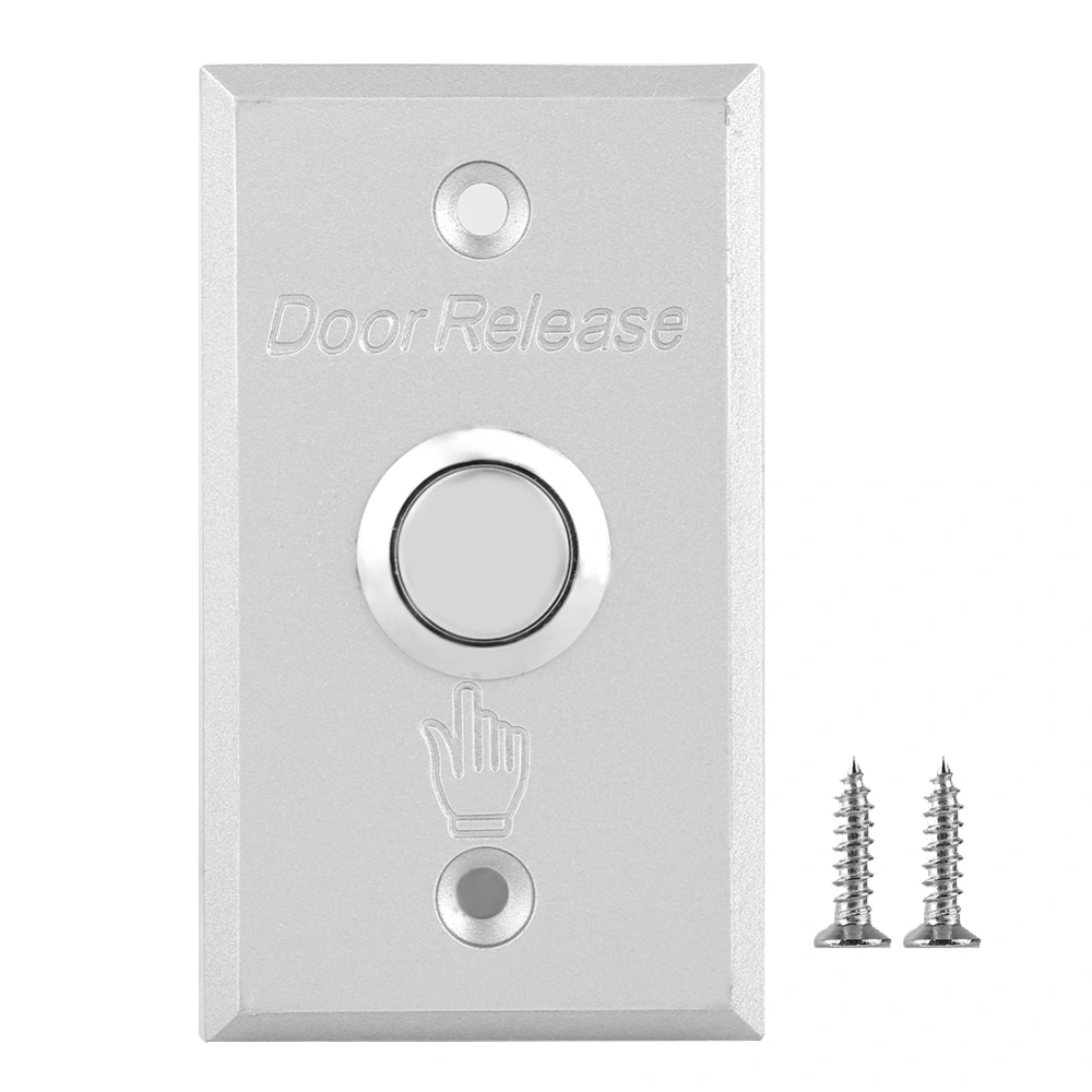 Aluminum Alloy Door Open Exit Button Switch for Home Access Control System 12V(B80Small Switch)