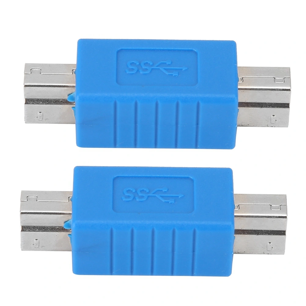USB3.0 Type B Male to 3.0 Type B Male Blue Superspeed Data Transmission Adapter Converter