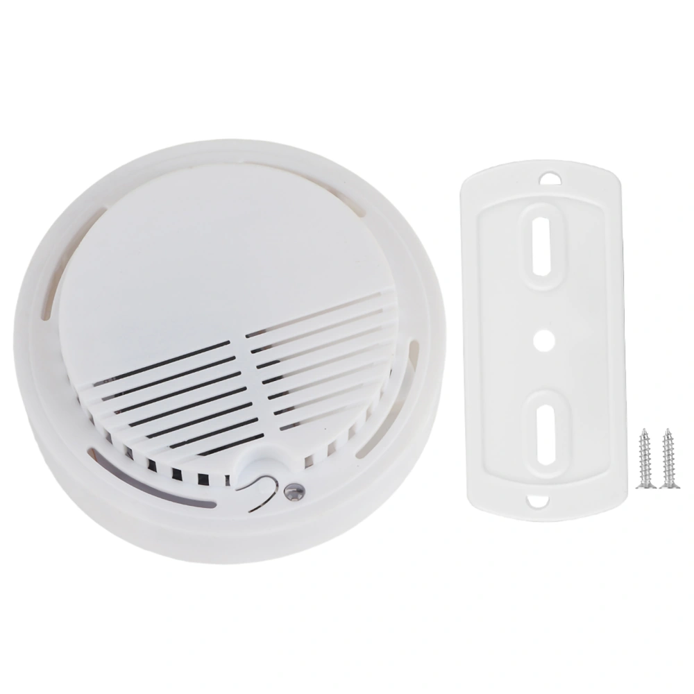 Photoelectric Independent Smoke Detector Security Sensor 80db Wireless Fire Alarm