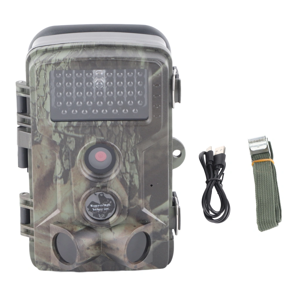 Waterproof Trail Camera 24MP 1080P HD 120° Wide View Infrared Outdoor Hunting Cam