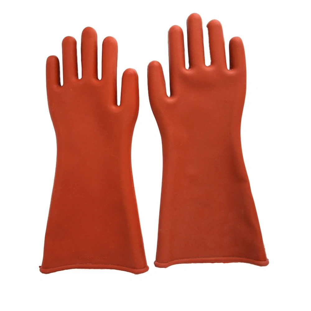 12KV High Voltage Protective Safety Insulating Rubber Gloves for Electrical Work