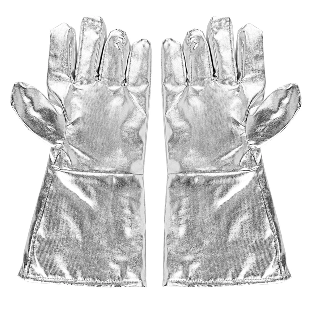 700℃ High Temperature Resistance five Finger Thick Gloves Radiation Resistant Heat Insulating