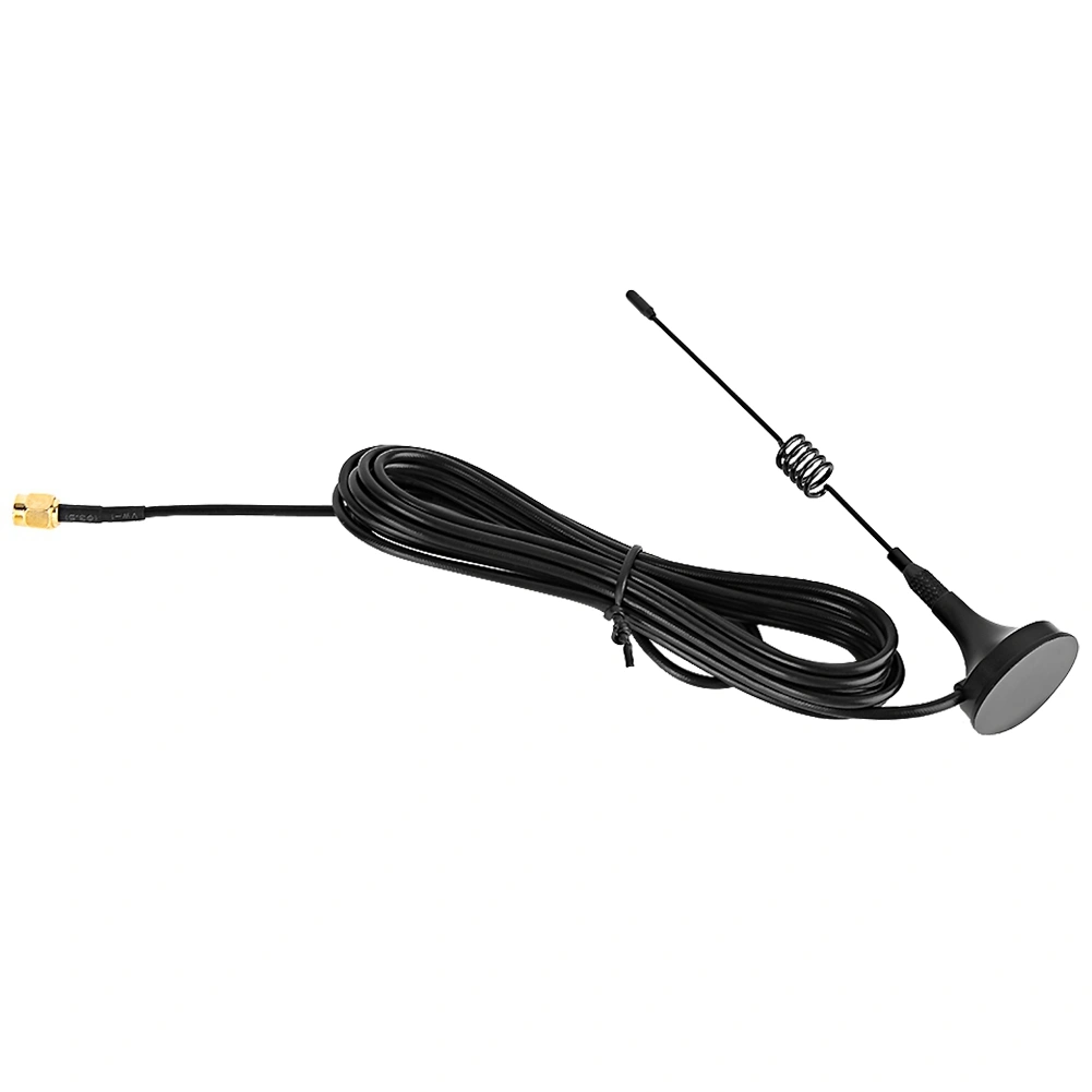 5.0dBi Gain 433MHz Antenna SMA Connector Aerial with Small Suction Cup