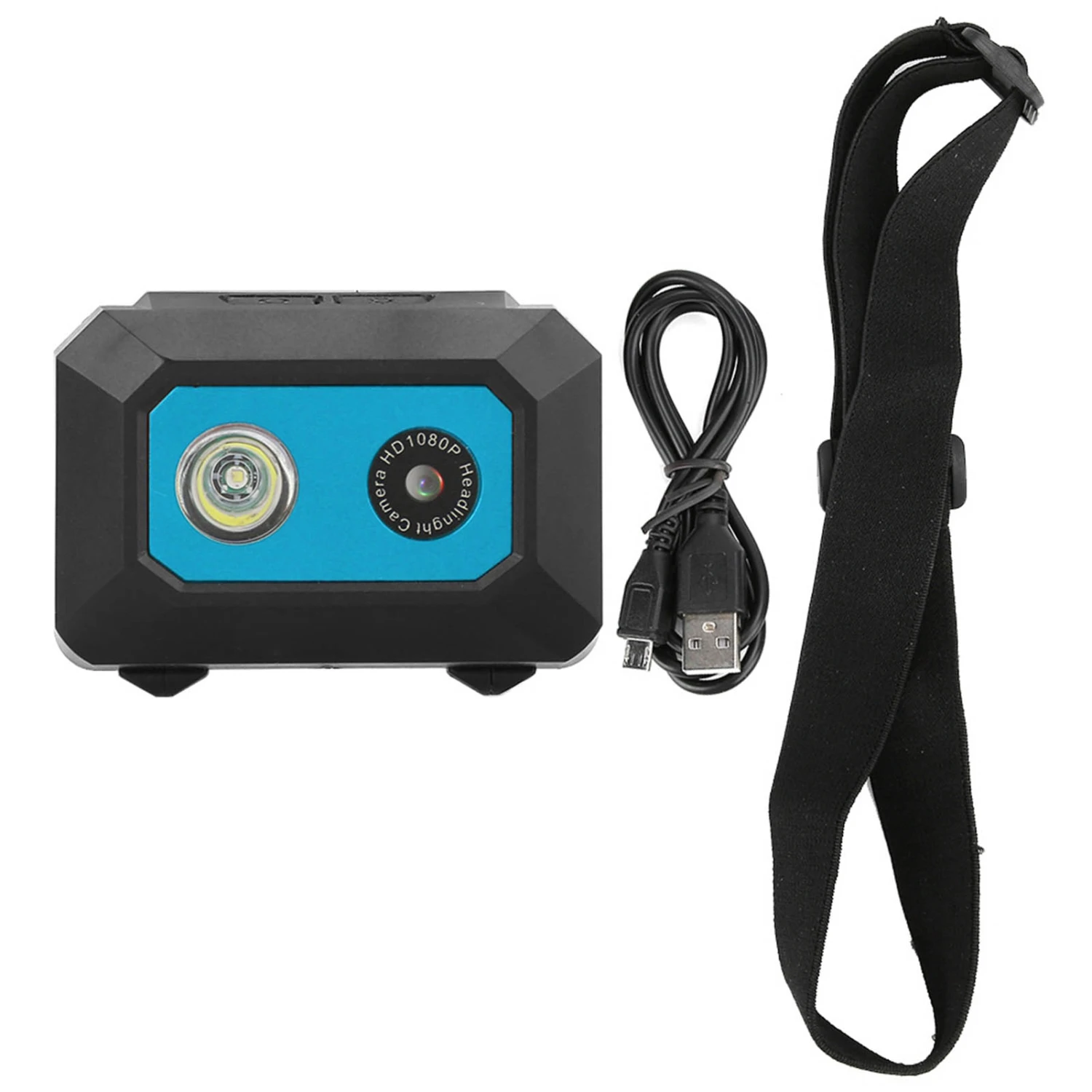 Super HD 1080P DV Sports Camera Head mounted Action Video Camcorder DVR Recorder (Black Blue)