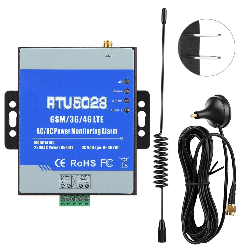 RTU5028 GSM Power Voltage Status Monitoring Power Failure/Recover Alarm Alert (US 100-240V)