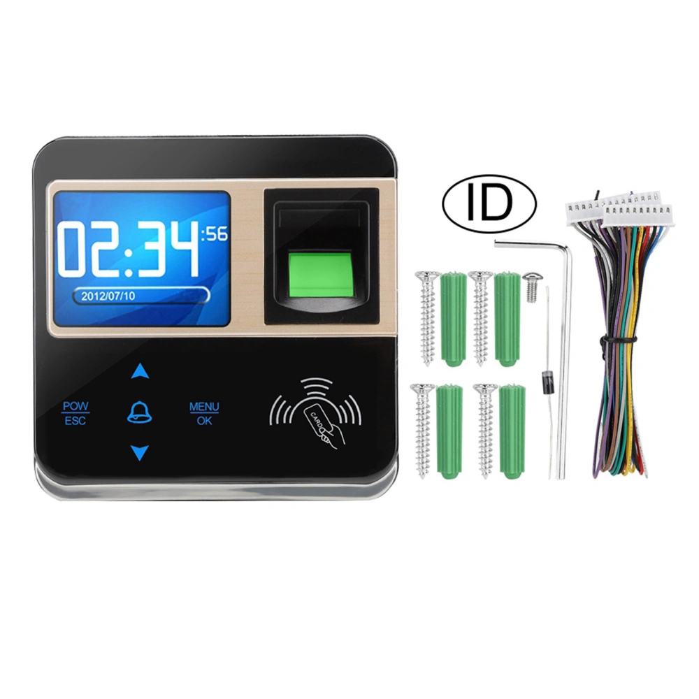 Biometric Fingerprint Time Access Control Employee Time Clock Attendance System( ID Card)