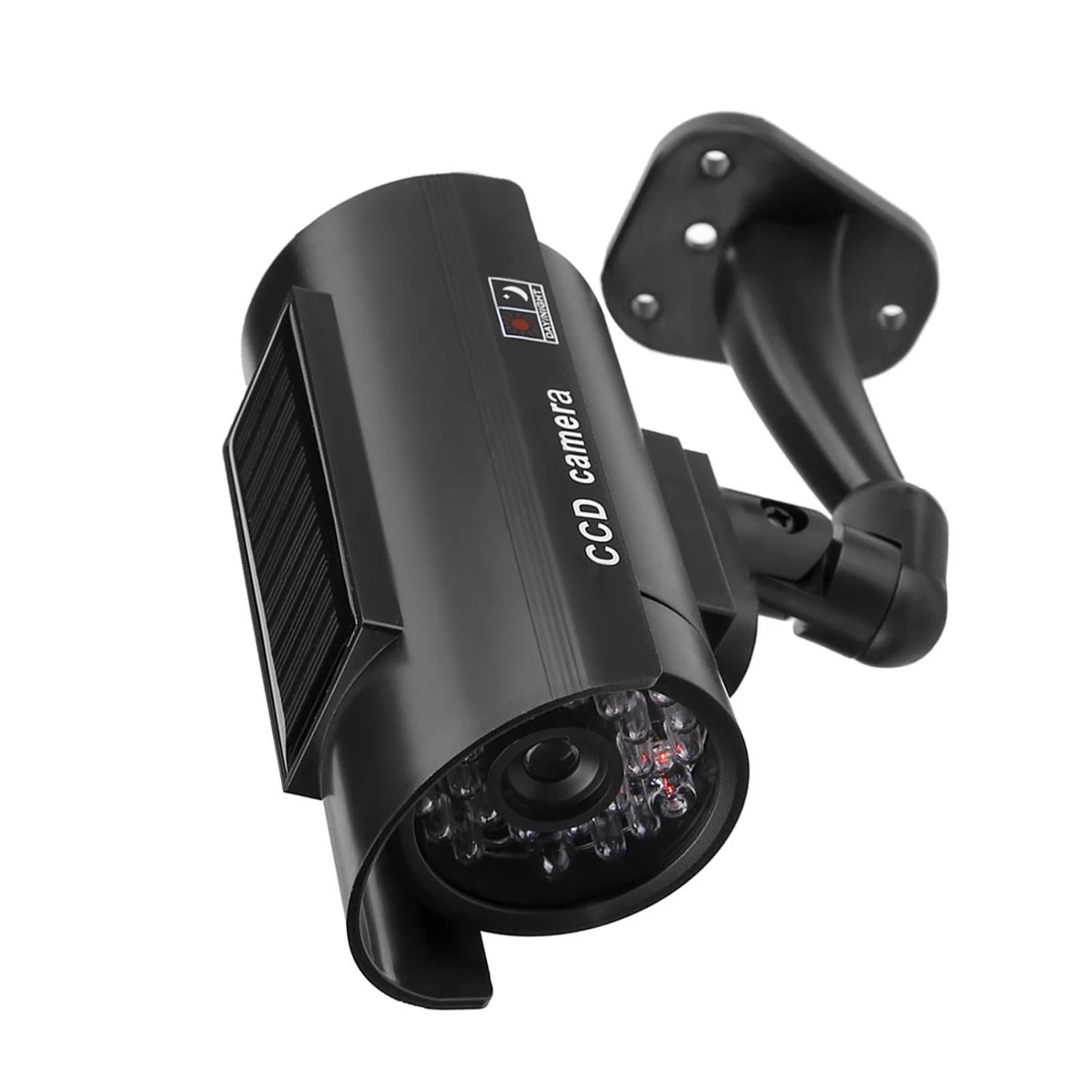 Solar Powered Waterproof Imitation Dummy Security Fake Camera With Flashing LED Light