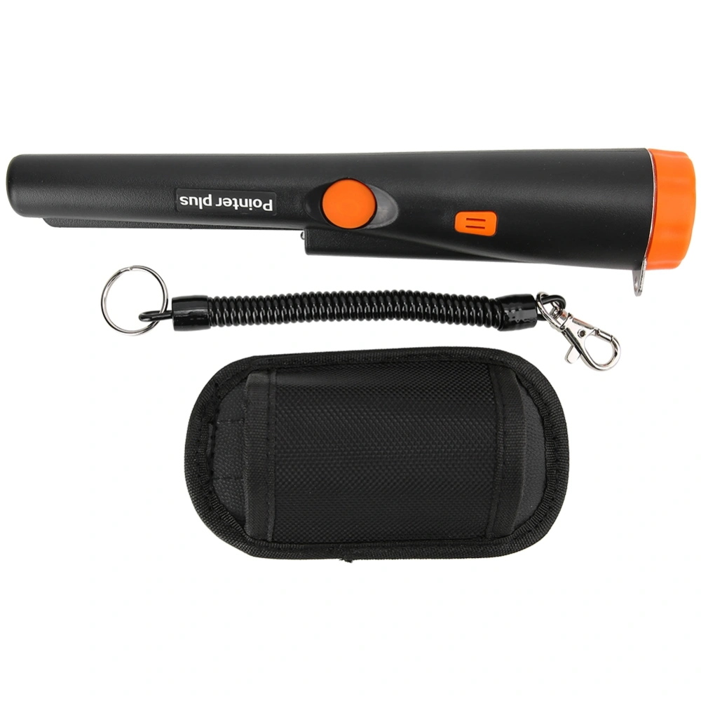 Handheld Metal Detecting Waterproof Case Dustproof Cover Pinpointing Metal Detector(Black)