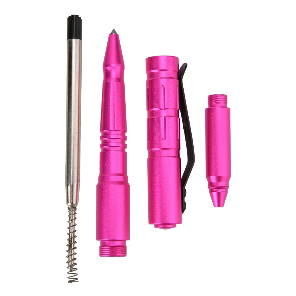 Self Defense Military Pen Tactics Pen Tungsten Steel Survival Defense Tool (Pink)