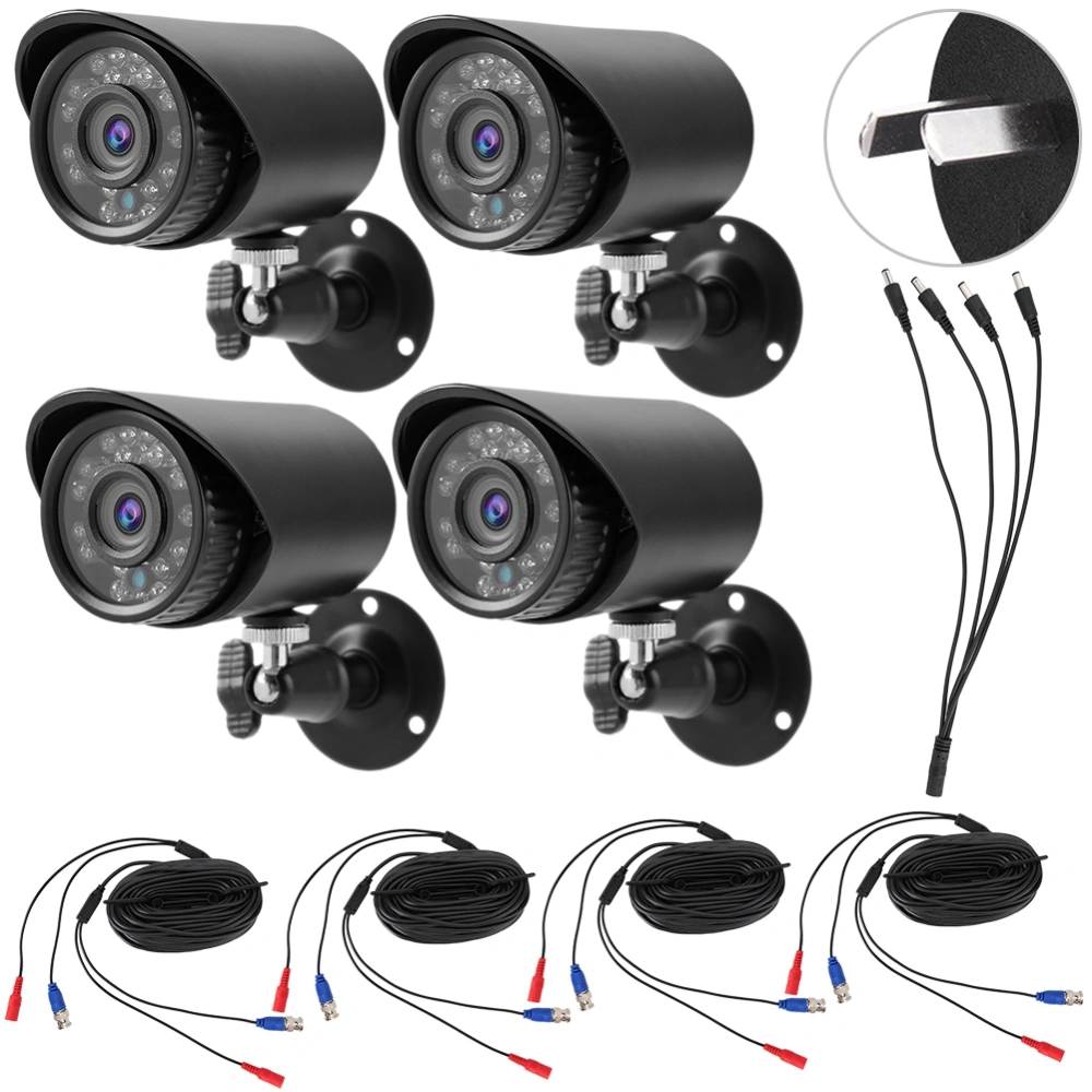 AHD/TVI/CVI/CVBS 4-in-1 1080P HD PAL Indoor/Outdoor Weatherproof Security Camera(100-240V AU)