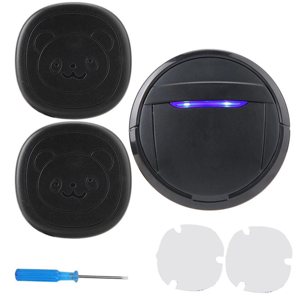 Wireless Waterproof Touch Button Dog Door Bell SOS Caller 2 Transmitters 1 Receiver (EU)