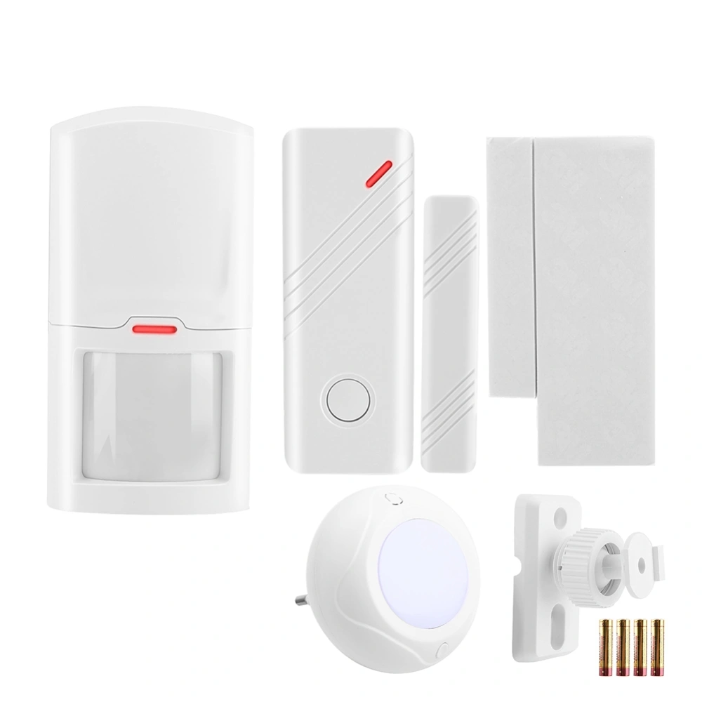 Wireless Security Alarm 1 Sound Light Siren 1 Infrared Sensor 1 Magnetic Sensor (JD11+03D+03B)