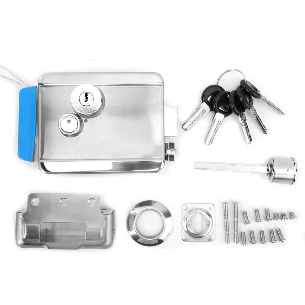 Dual head Electric Control Door Lock Anti theft Security Lock For Access Entry Left Positive