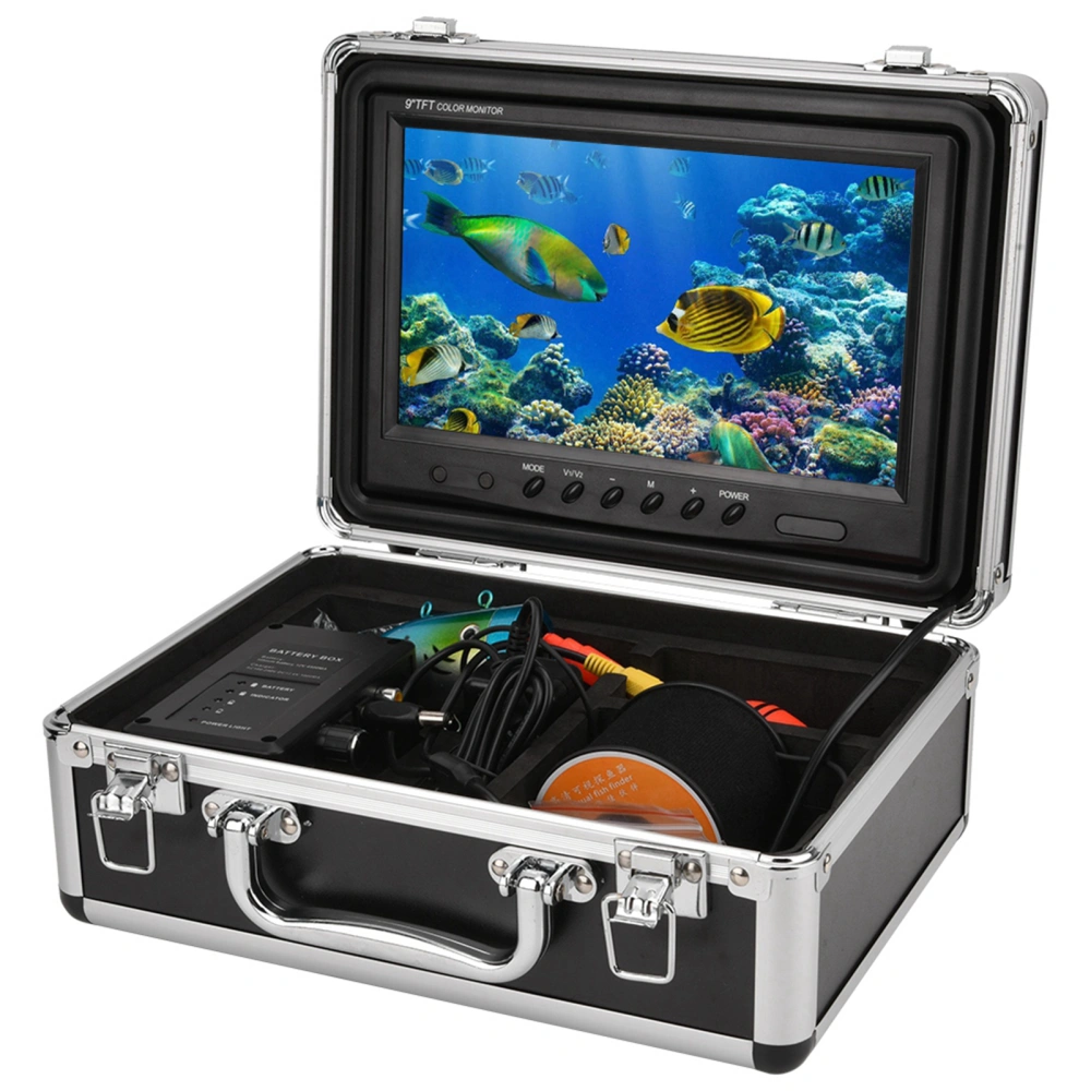 110-240V 9 Inch 1000TVL Underwater Fishing HD Camera Kit with 30 Meter Cable (EU Plug)