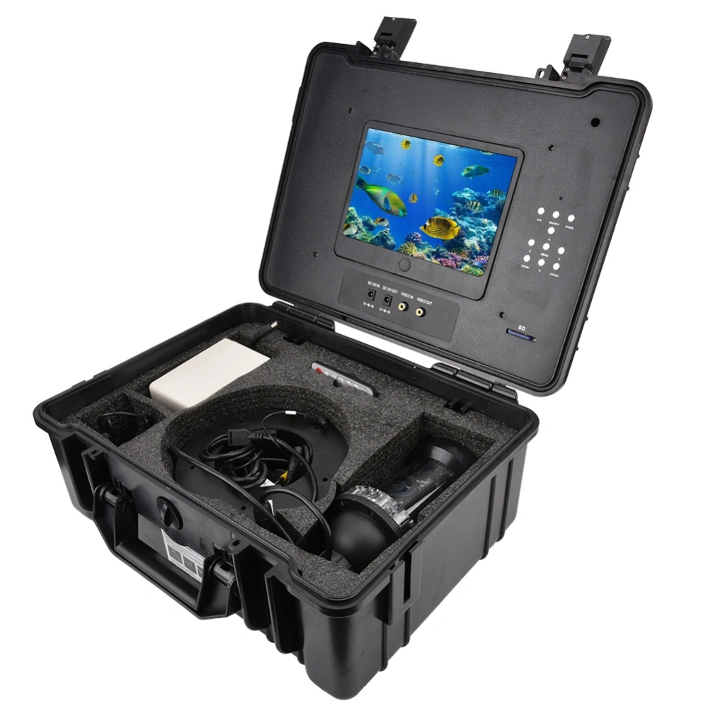 7inch Screen 360° Rotating Underwater Fishing Video Camera Fish Finder with DVR 110-240V AU