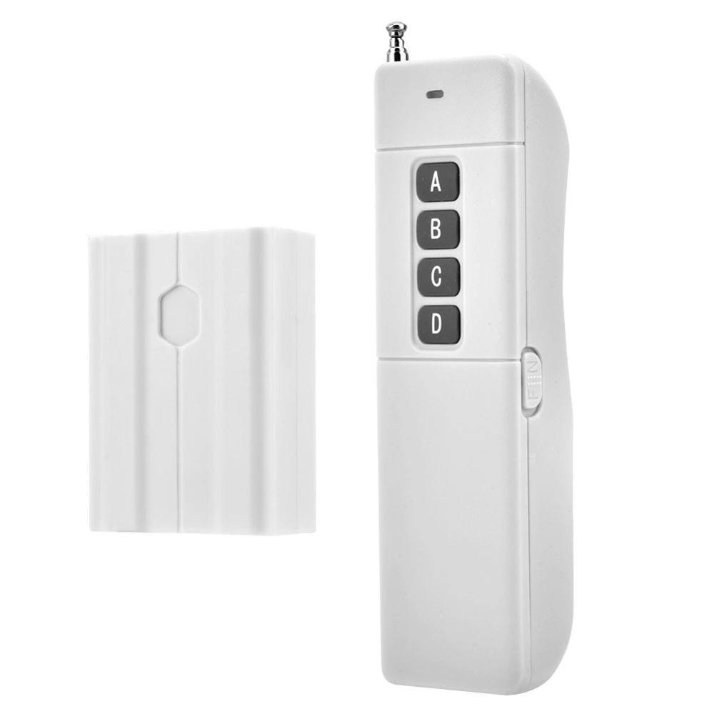 DC12V 4-Channel Learning Code Wireless Controller with 4-Button High Power Remote Control