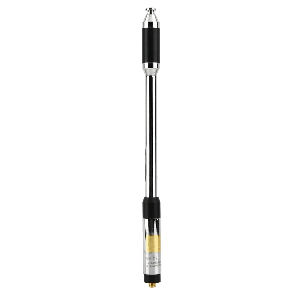 RH770 SMA Female Telescopic Handheld Ham Radio Antenna High Gain for Walkie Talkie
