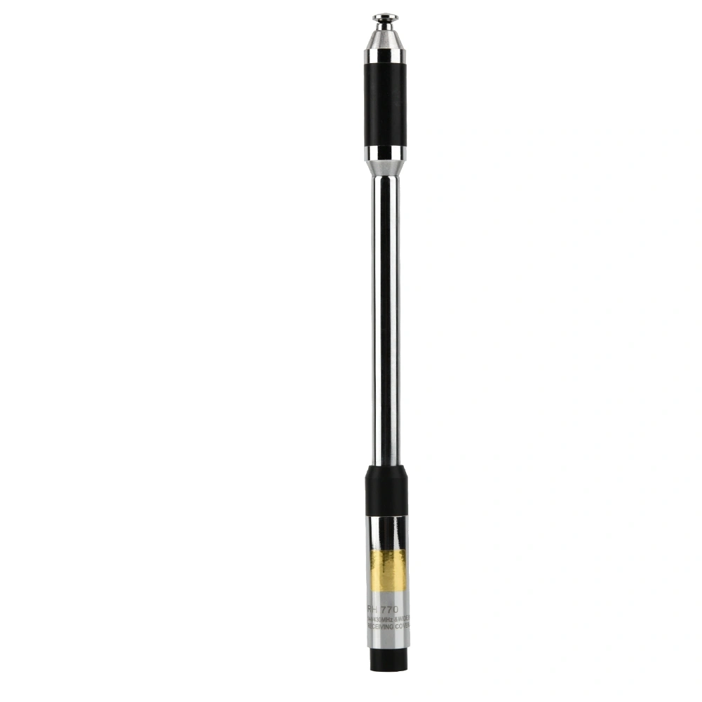 RH770 SMA Male Dual Band 144/430MHz Telescopic Handheld Walkie Talkie Antenna