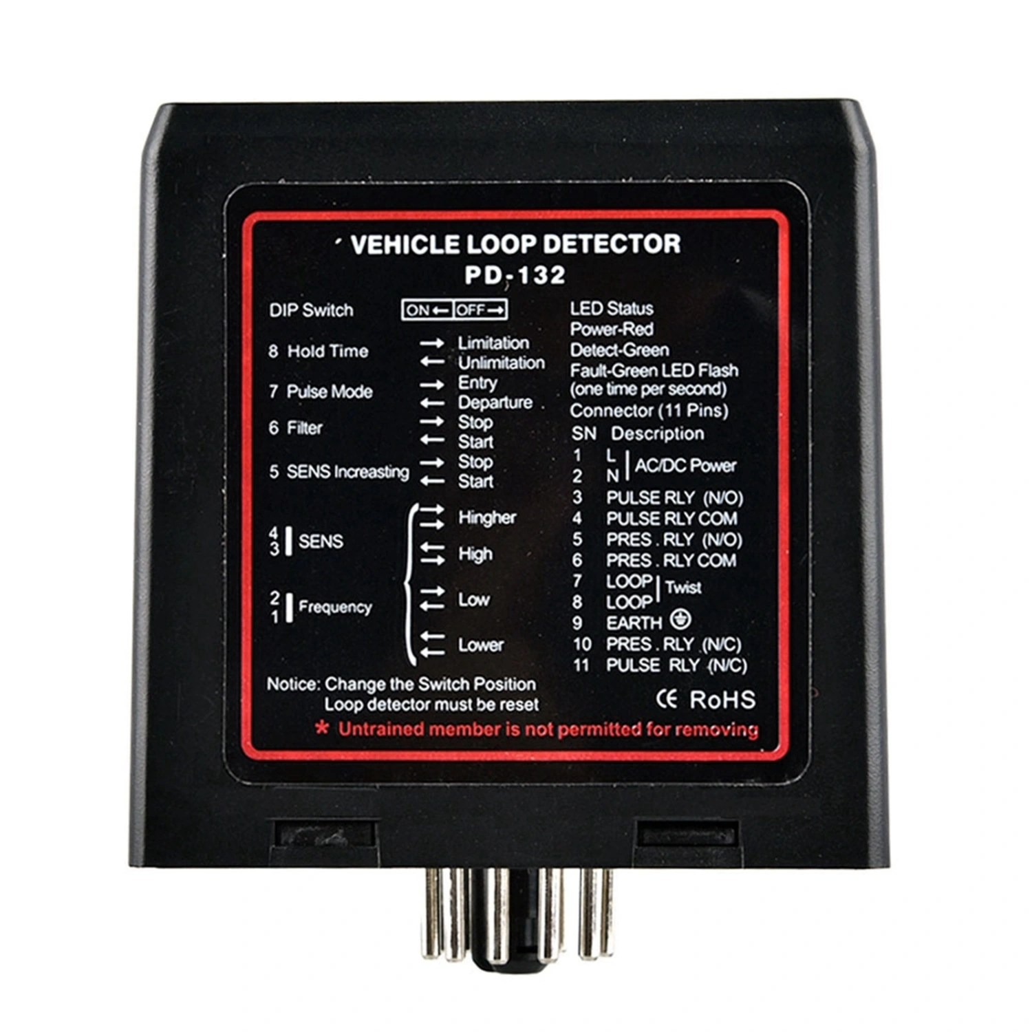 220V Smart Automatic Barrier Opener Vehicle Loop Detector System
