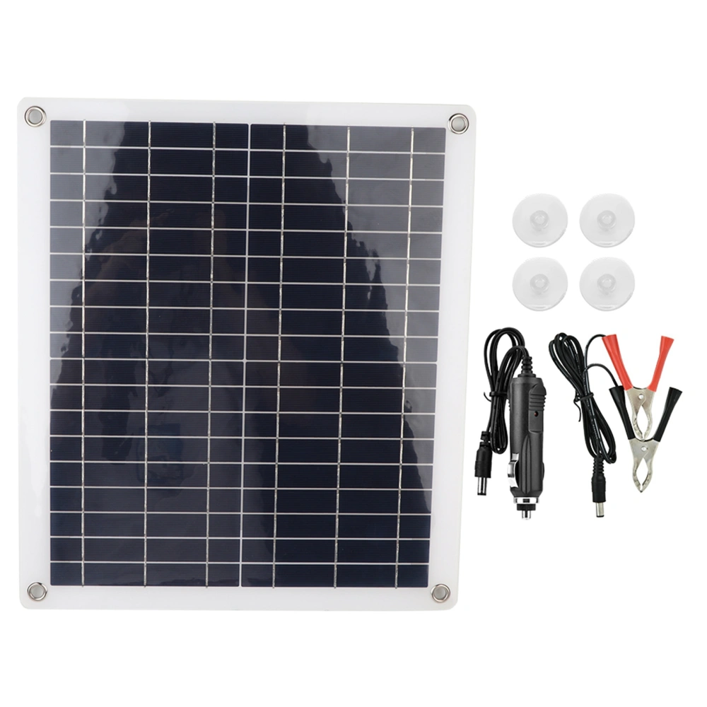 20W New Flexible Polycrystalline Solar Panel Charger Outdoor Waterproof