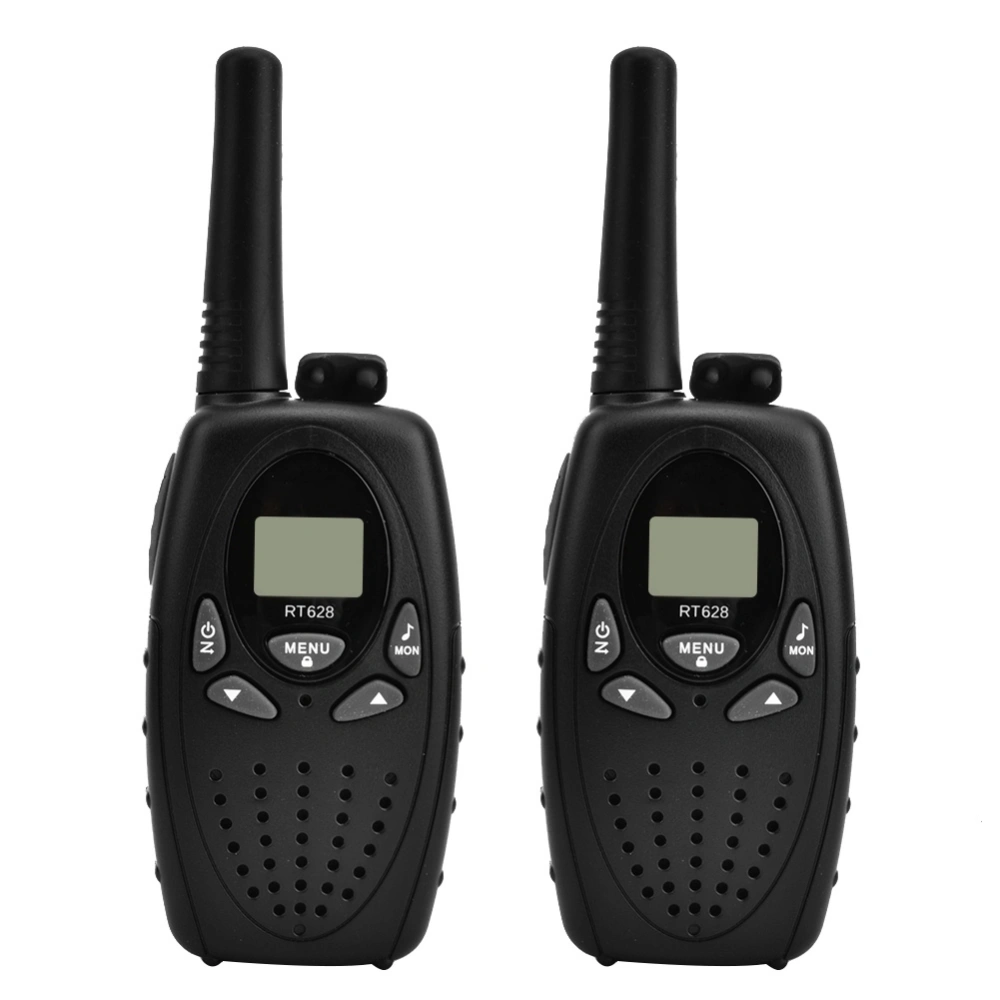 2 PCS Retevis RT628 Wireless Mini Walkie Talkie Kids Portable Radio(Black/EU Band)