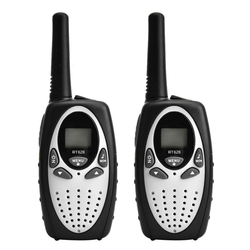 2 PCS Retevis RT628 Wireless Mini Walkie Talkie Kids Portable Radio(Silver/EU Band)