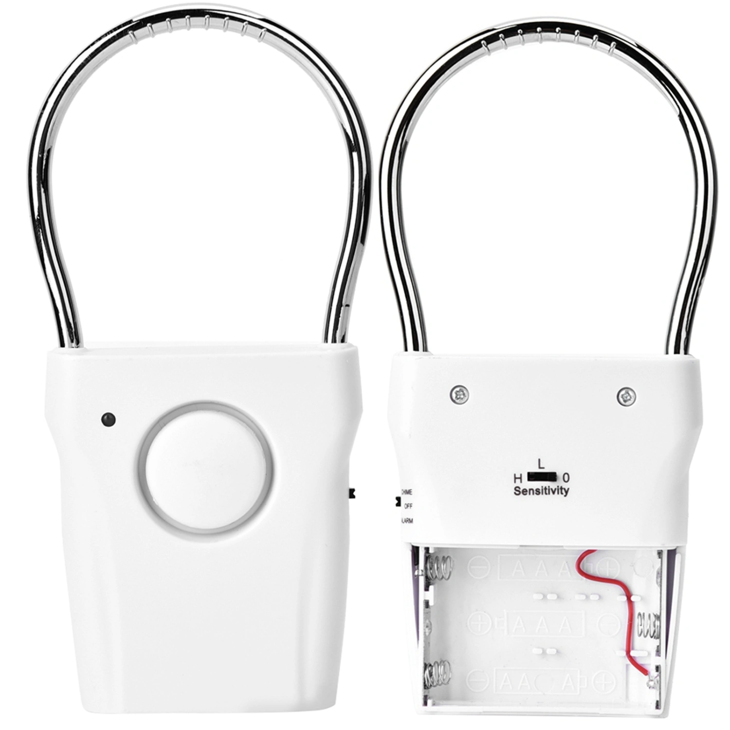 120dB Touch Sensor Door Handle Alarm Anti Theft Vibration Window Burglar Alert Home Security