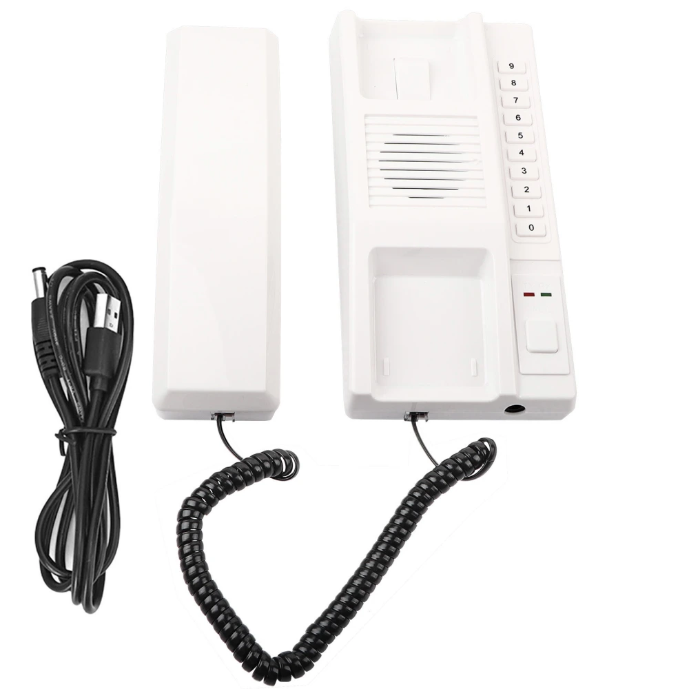 433Mhz Wireless Intercom System Secure Walkie Talkie Handsets Extendable for Warehouse Office