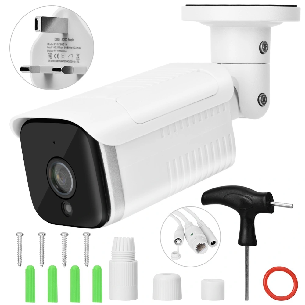 1080P Smart Wireless WIFI Network Camera Dual Antenna Waterproof Security Monitor UK 110-240V