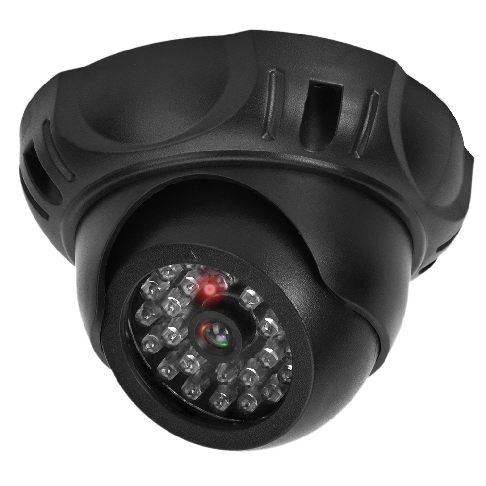 Dome Simulation Camera Dummy Fake Security Monitor Camera with LED Light