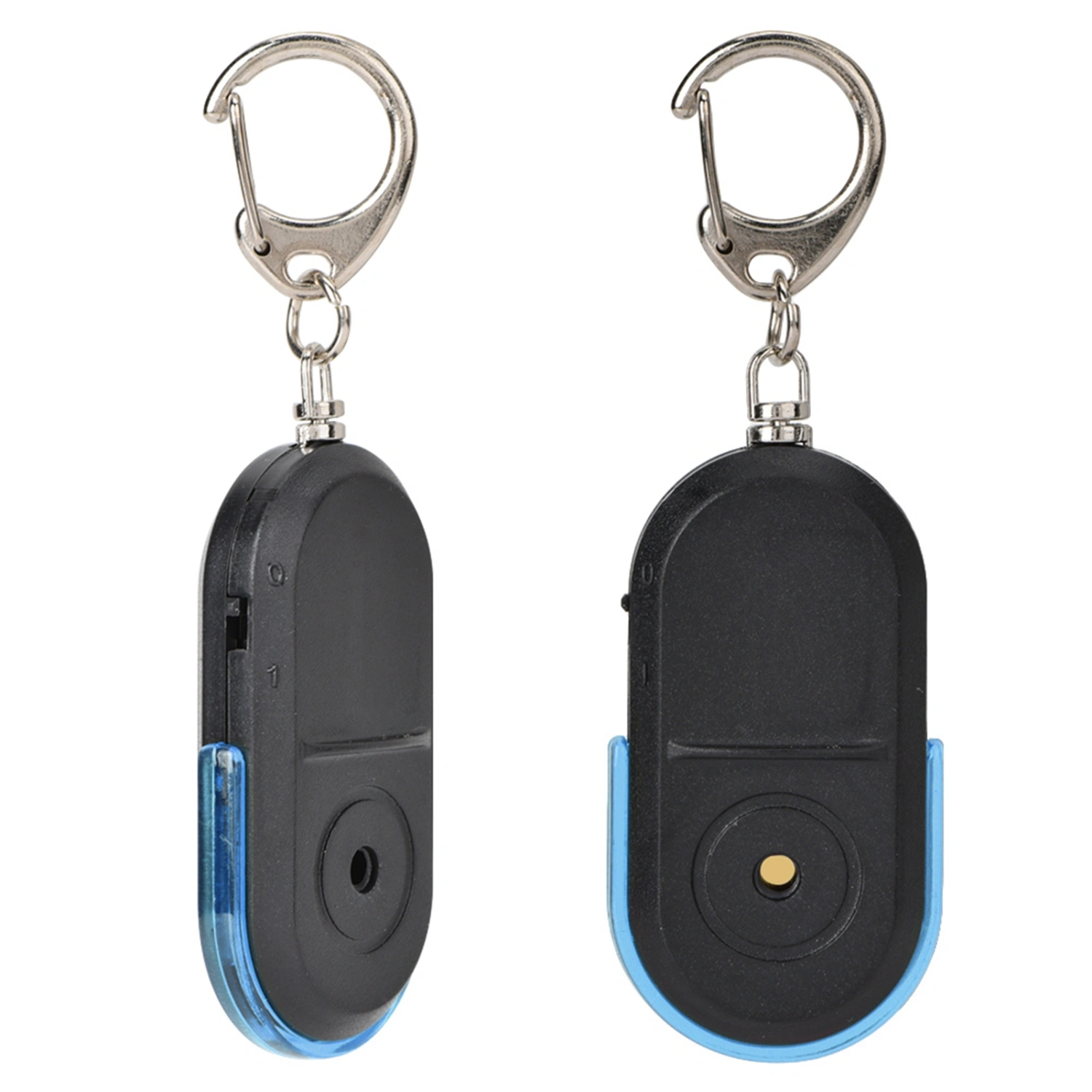 Wireless Anti Lost Alarm Key Finder Locator Whistle Sound LED light with Battery Blue