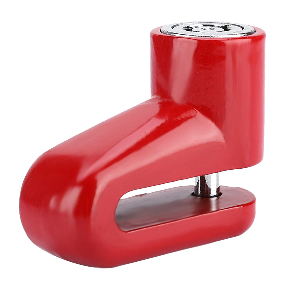 Security Scooter Motorcycle Bicycle Anti theft Heavy Duty Bike Brake Wheel Disc Rotor Lock Red