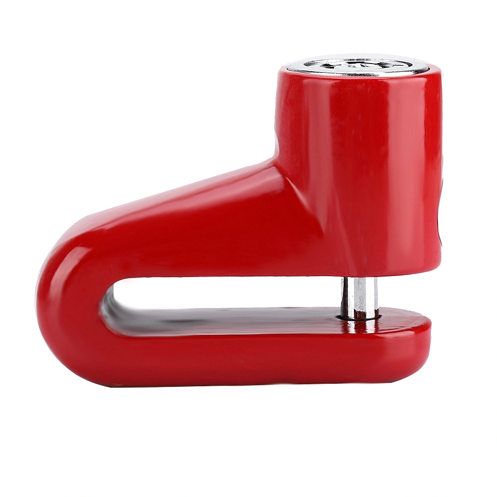 Security Scooter Motorcycle Bicycle Anti theft Heavy Duty Bike Brake Wheel Disc Rotor Lock Red