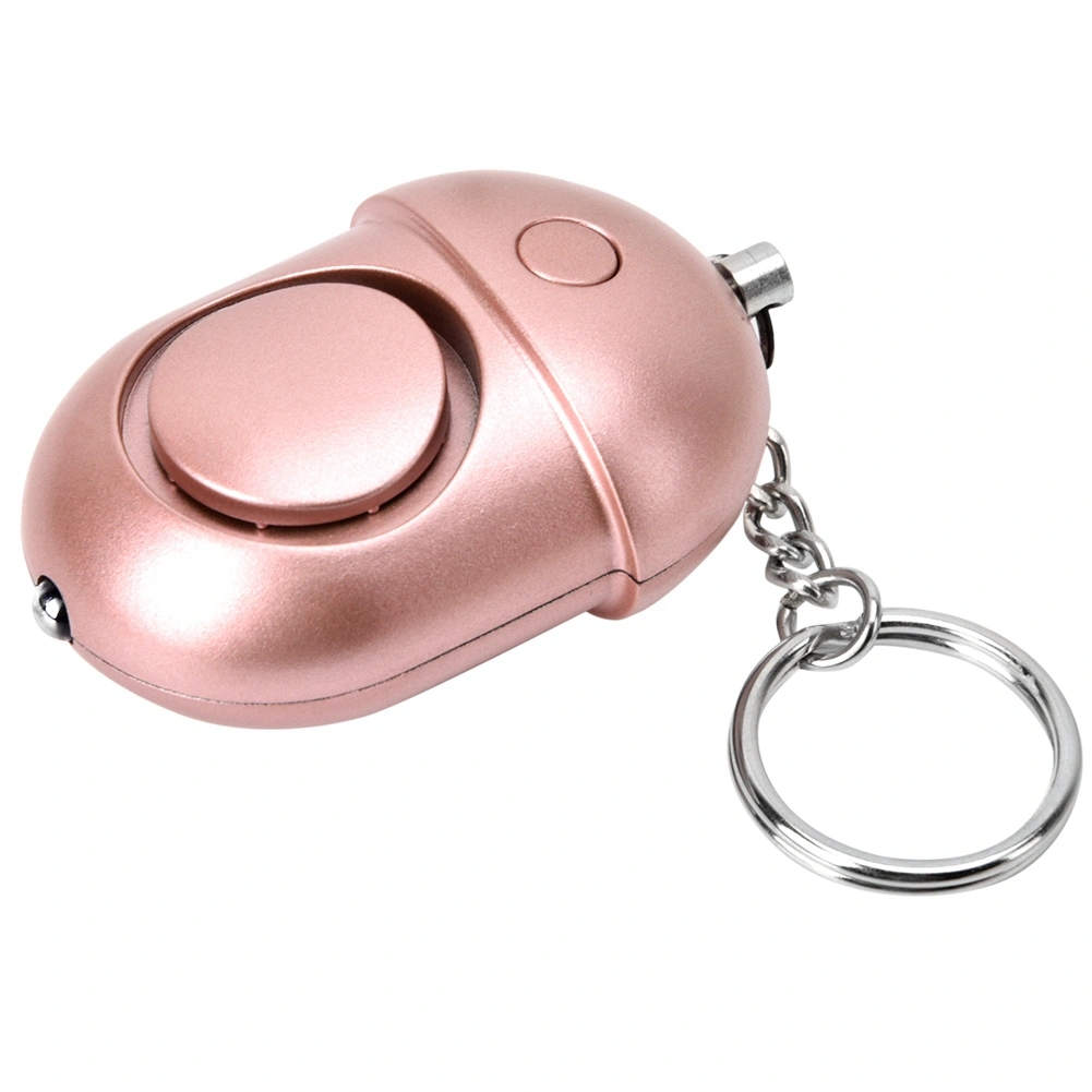 130db Personal Security Alarm Keychain Rosy Emergency Survival Anti rape Siren with LED