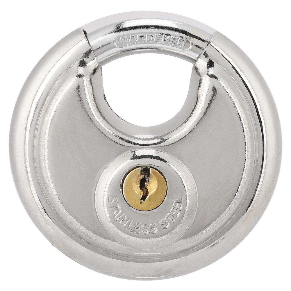 Stainless Steel Round shape Padlock Key for Outdoor Warehouse Fences Cabinet Locks