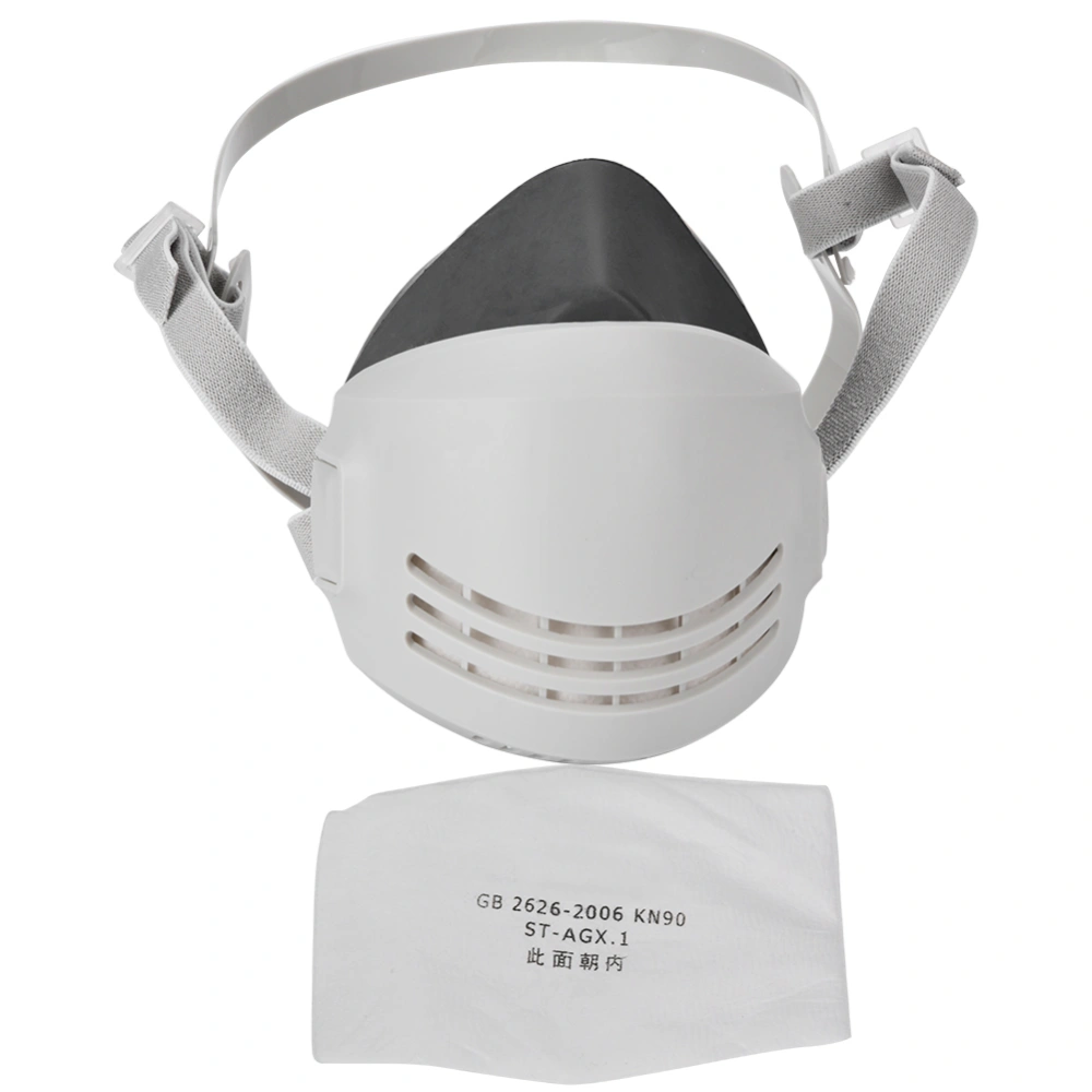 Rubber Dust Proof Respirator Mask Air Purifier Filter Protection