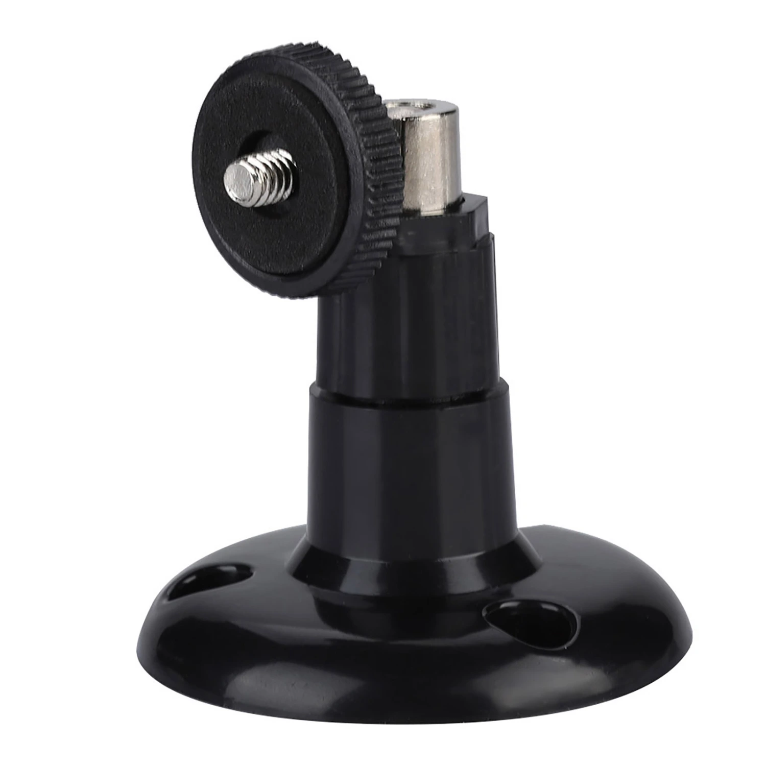 Surveillance CCTV Camera Stand Wall Mount Bracket Rotatable Mini Camera Support Stand Black
