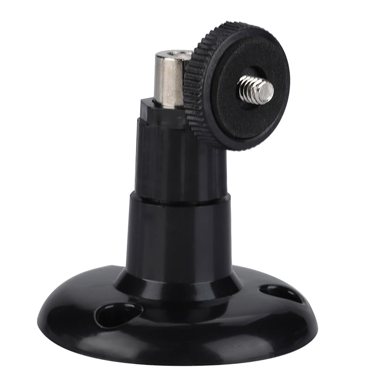 Surveillance CCTV Camera Stand Wall Mount Bracket Rotatable Mini Camera Support Stand Black