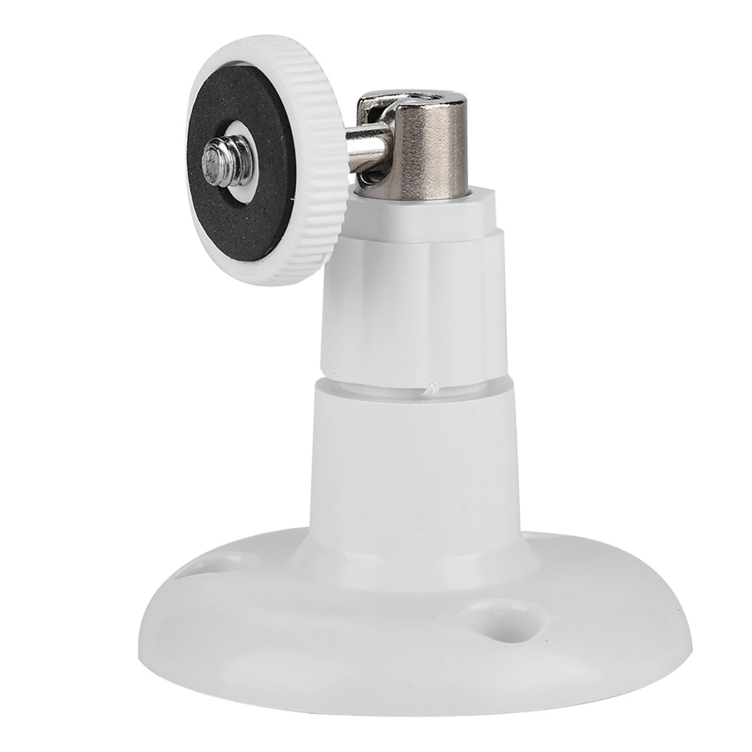 Surveillance CCTV Camera Stand Wall Mount Bracket Rotatable Mini Camera Support Stand White