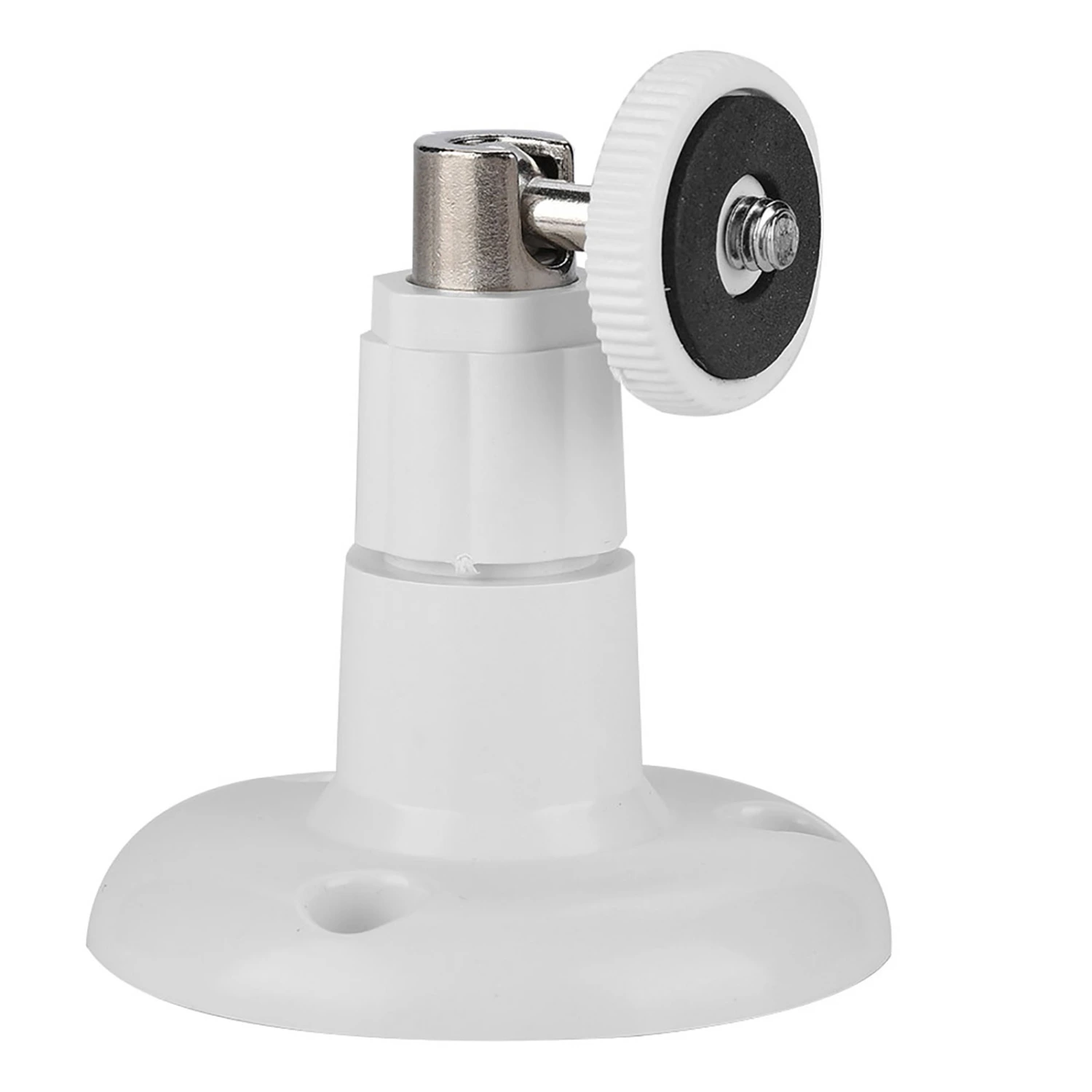 Surveillance CCTV Camera Stand Wall Mount Bracket Rotatable Mini Camera Support Stand White