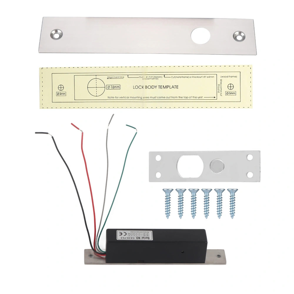 Access Delay Metal Strip Signal Feedback Single Door Magnetic Lock for Glass Door/Wooden Door