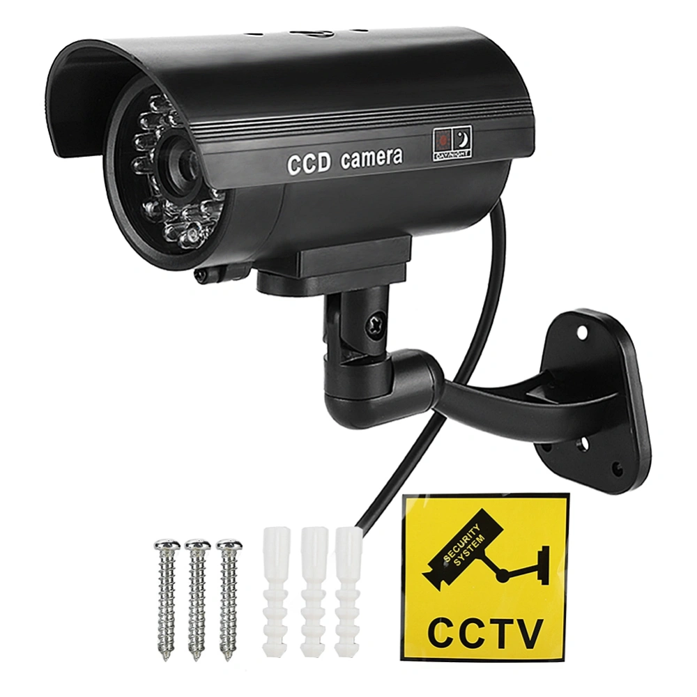 Flash LED Dummy Camera 3-6 Months Work Fake Security Monitor CCTV Anti theft