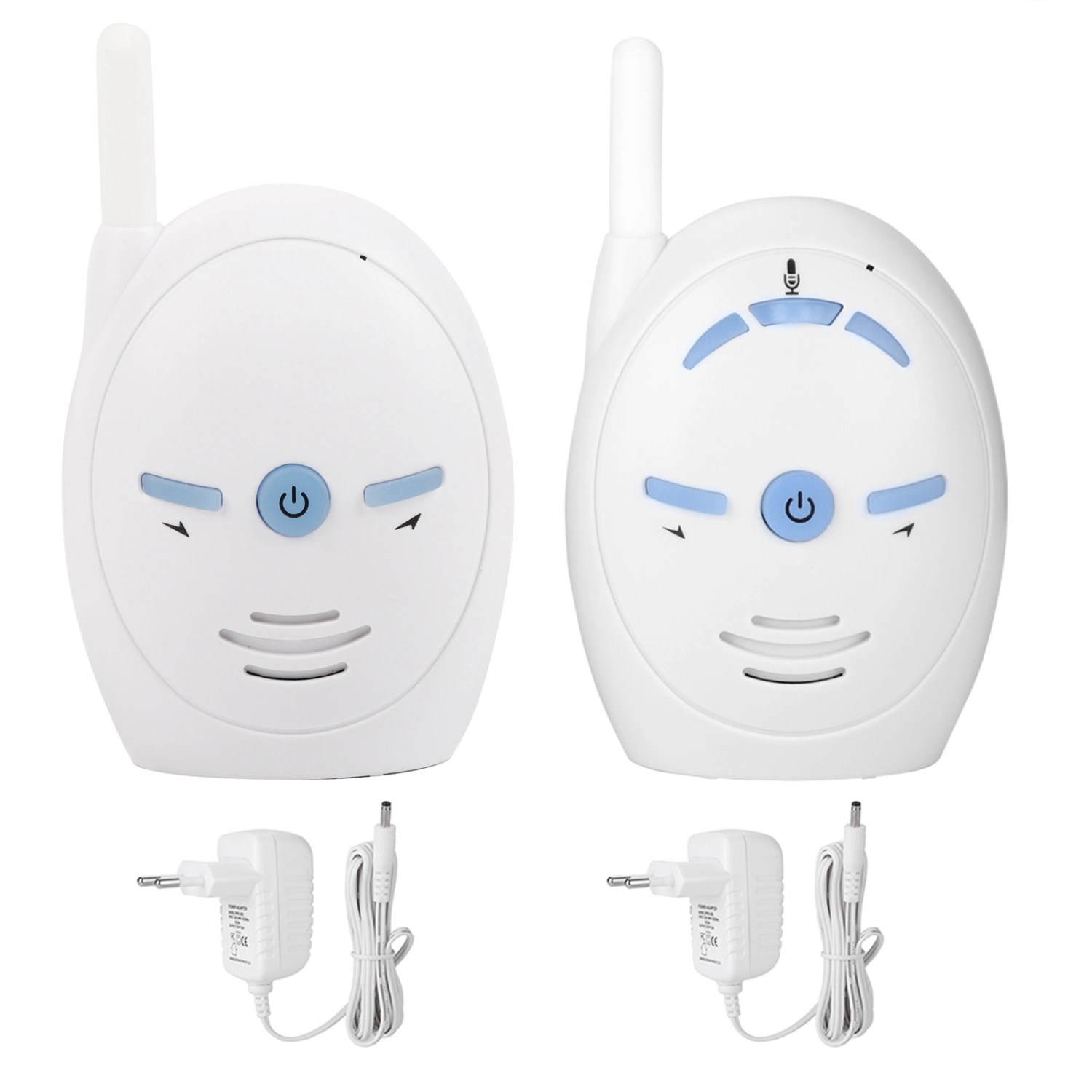2.4GHz Wireless Digital Audio Baby Monitor Nanny Intercom Camera Electronic Alarm EU 100-240V
