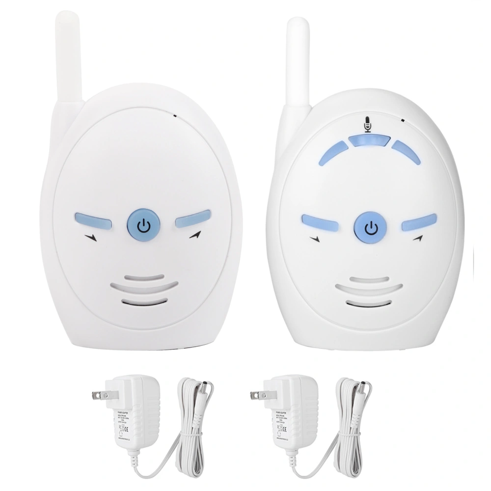 2.4GHz Wireless Digital Audio Baby Monitor Nanny Intercom Camera Electronic Alarm US 100-240V