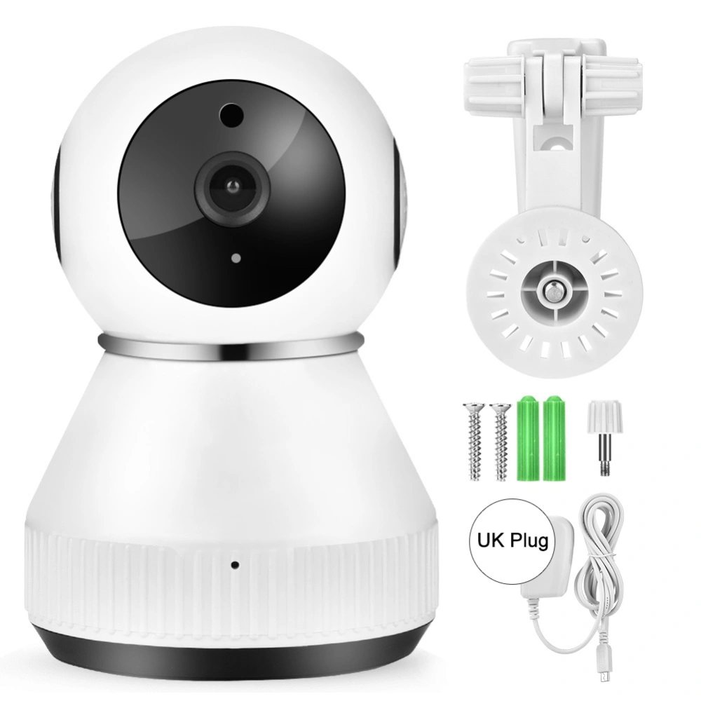 720P WiFi Home Security IP Camera Wireless PIR Detector Baby Monitoring Camera 100-240V UK