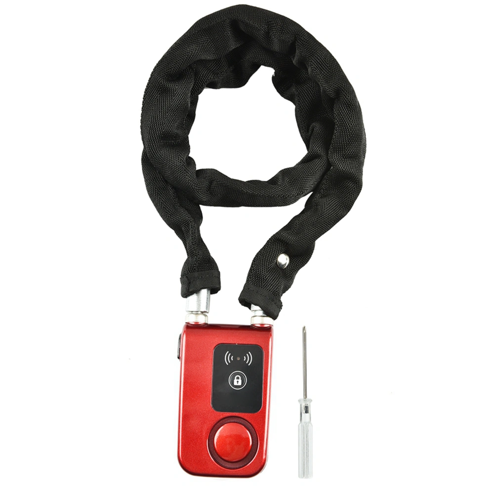 Y797G Waterproof Smart Bluetooth Bicycle Chain Lock Anti Theft Smartphone Control Lock Red