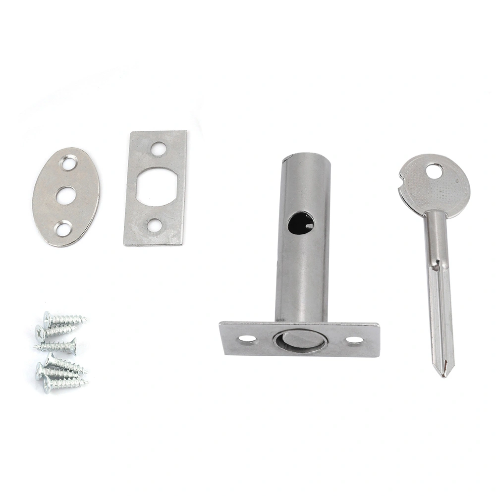 Iron Hardware Pipe Tube Well Invisible Lock for Fireproof Door Escape Aisle