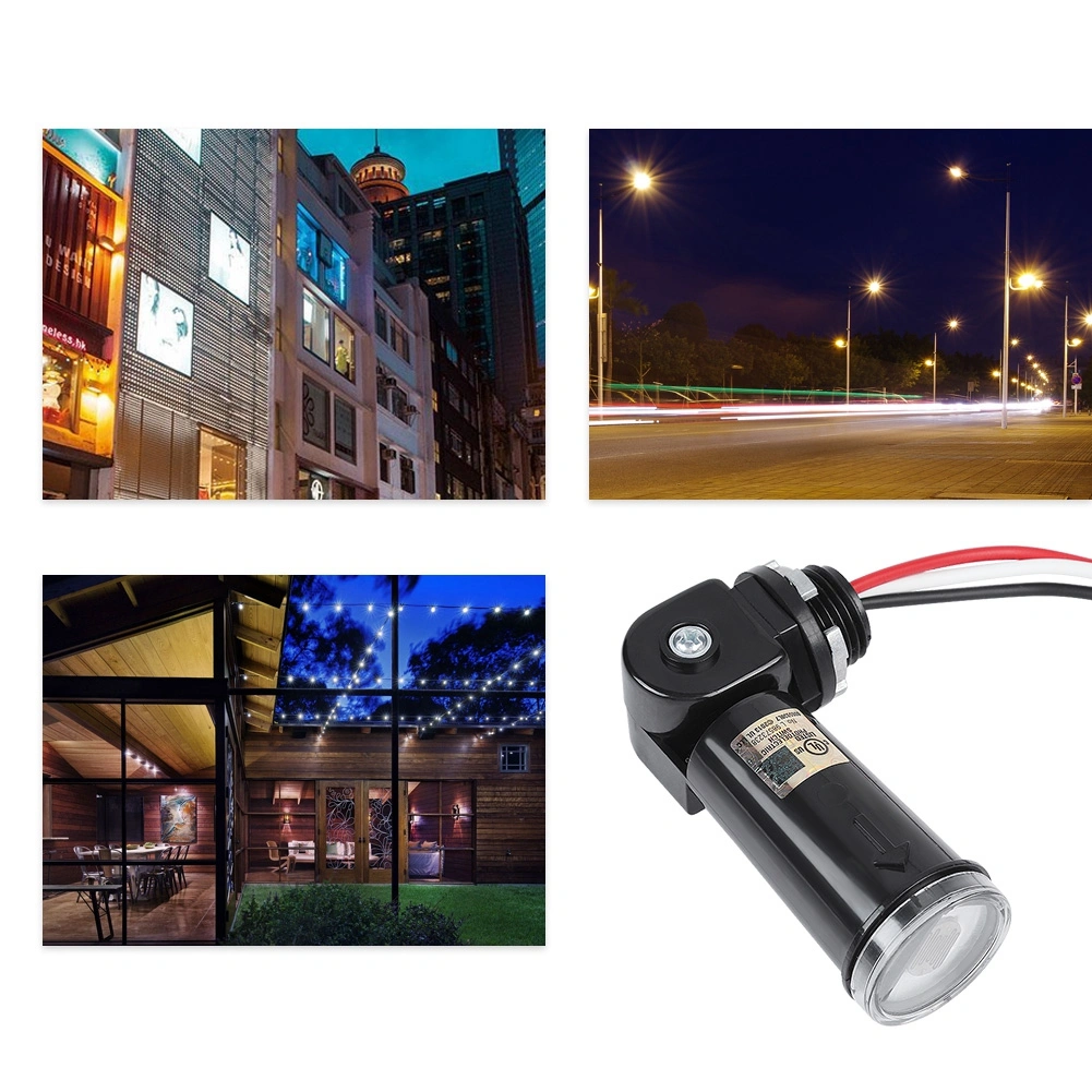 120V LED Light Sensor Control Automatic On/Off Photoelectric Switch for Outdoor Light Fixtures