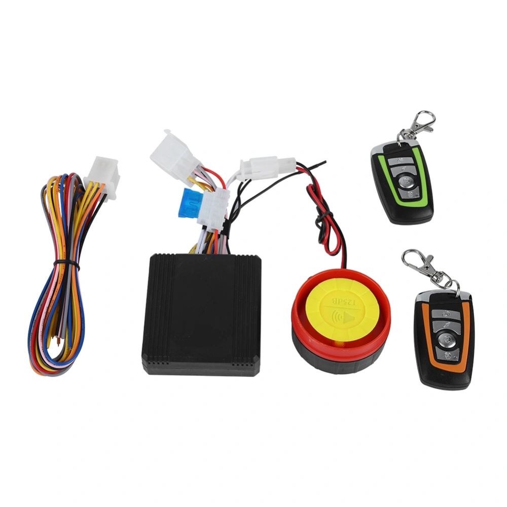 12V Motorcycle Anti theft Security Alarm System Remote Control Engine Start Universal