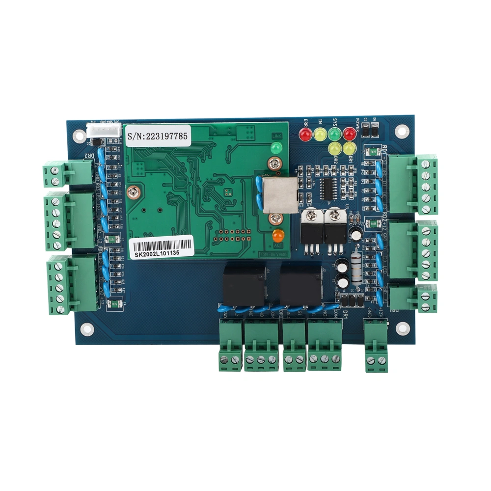 TCP/IP Network Access Control Board Panel Controller for Wiegand 2 Door Use